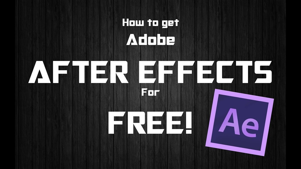 free after effects for mac
